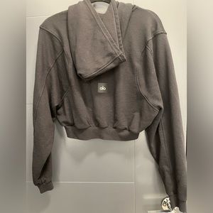 Sweet scape zip up hoodie